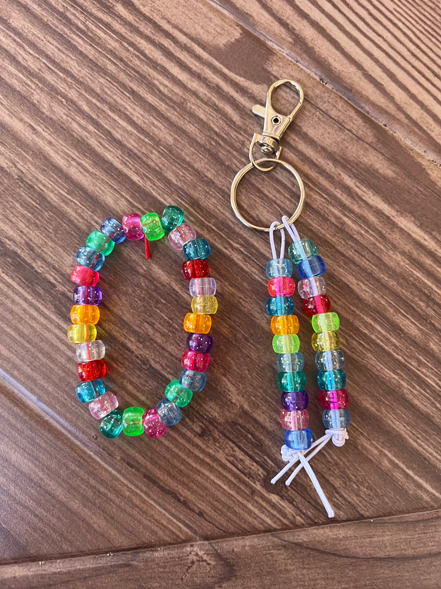 Deb's bracelets and keychains