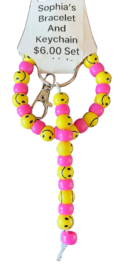 Bracelet and keychain (kids)