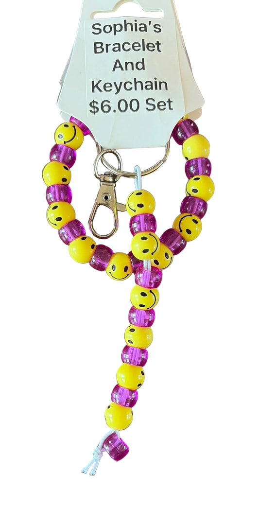 Bracelet and keychain (kids)