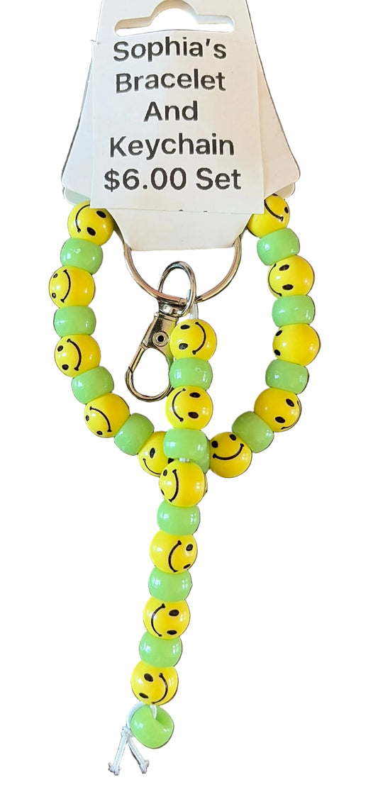 Bracelet and keychain (kids)