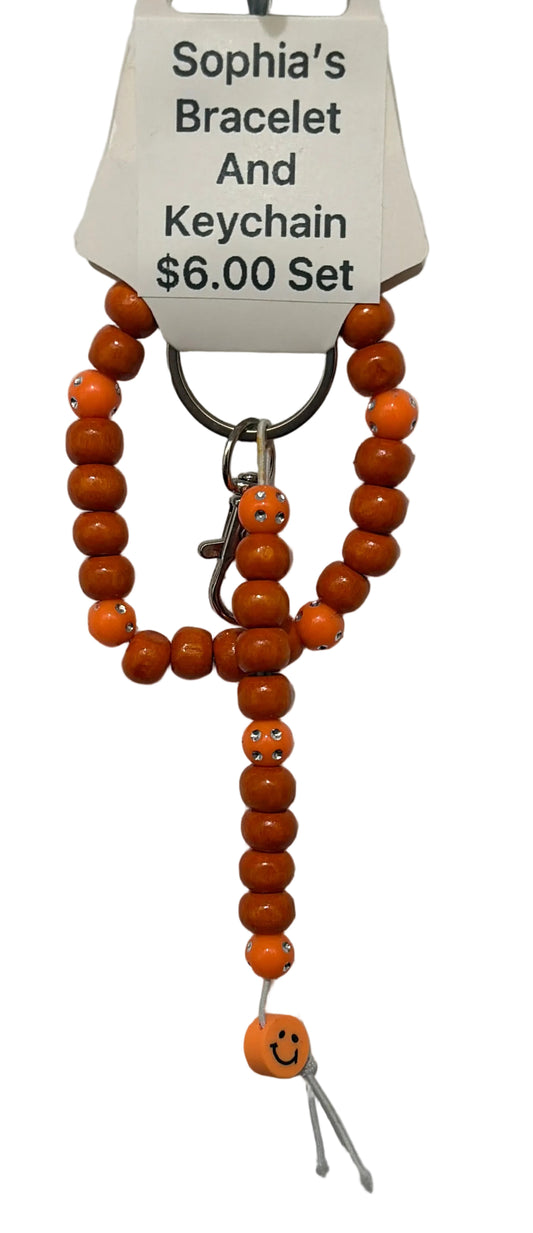 Bracelet and keychain (kids)