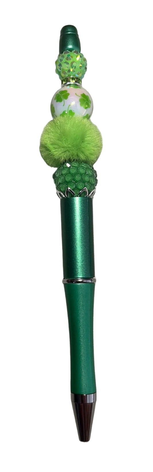 Green beaded pen
