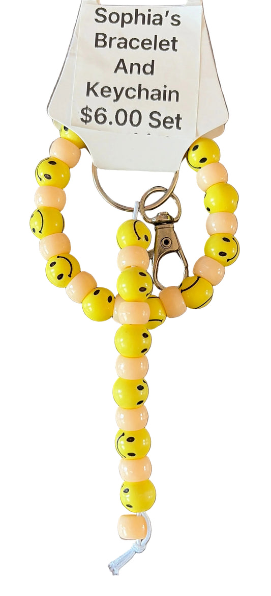 Bracelet and keychain (kids)